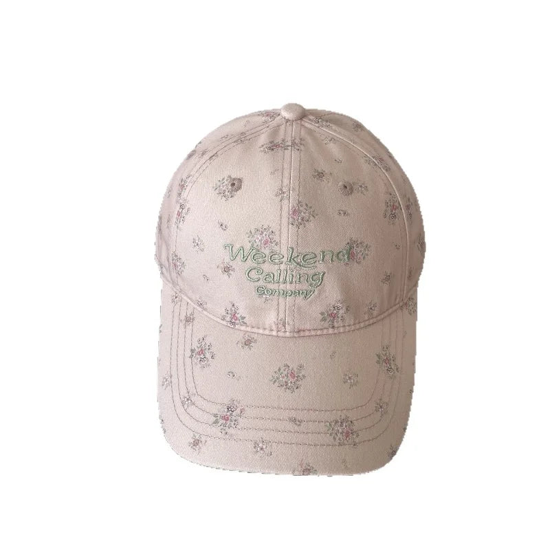 Floral Soft Top Hat Small Korean