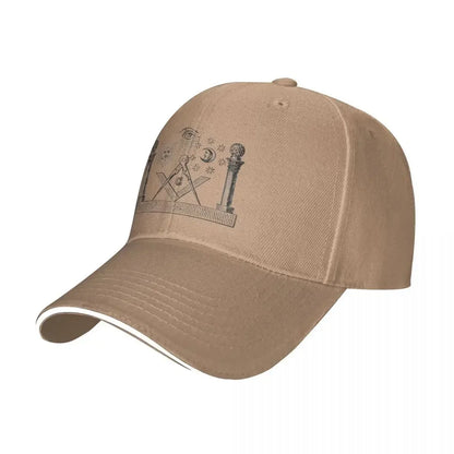 Symbols Of Masonry Freemasonry Baseball Caps Hip Hop