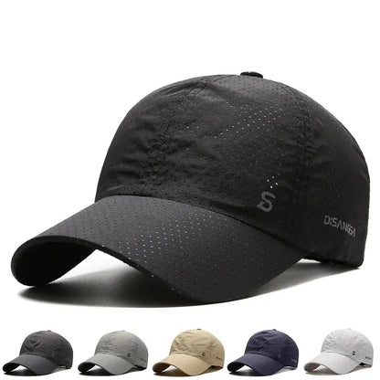 Summer Men's mesh Running Cap Thin Quick Drying Breathable Duck Outdoor Hiking Sports Baseball Cap