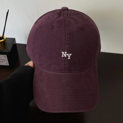 Women Solid Color Baseball Cap