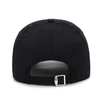 Quick-Dry Baseball Cap Moisture-Wicking Sun Hat