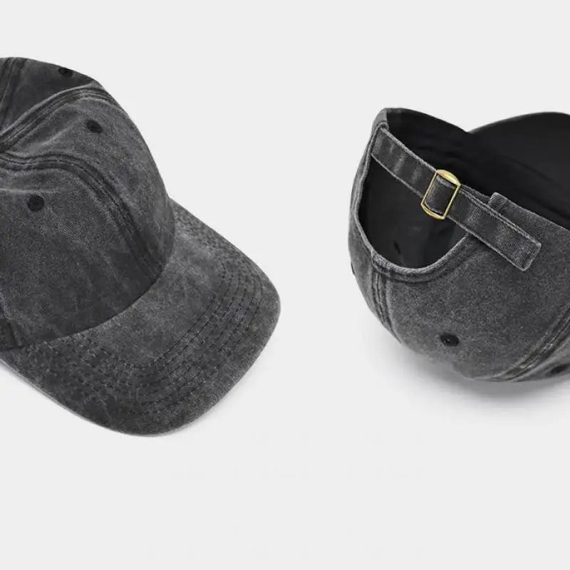 Baseball Cap Washed Cotton Men Women Snapback Hat