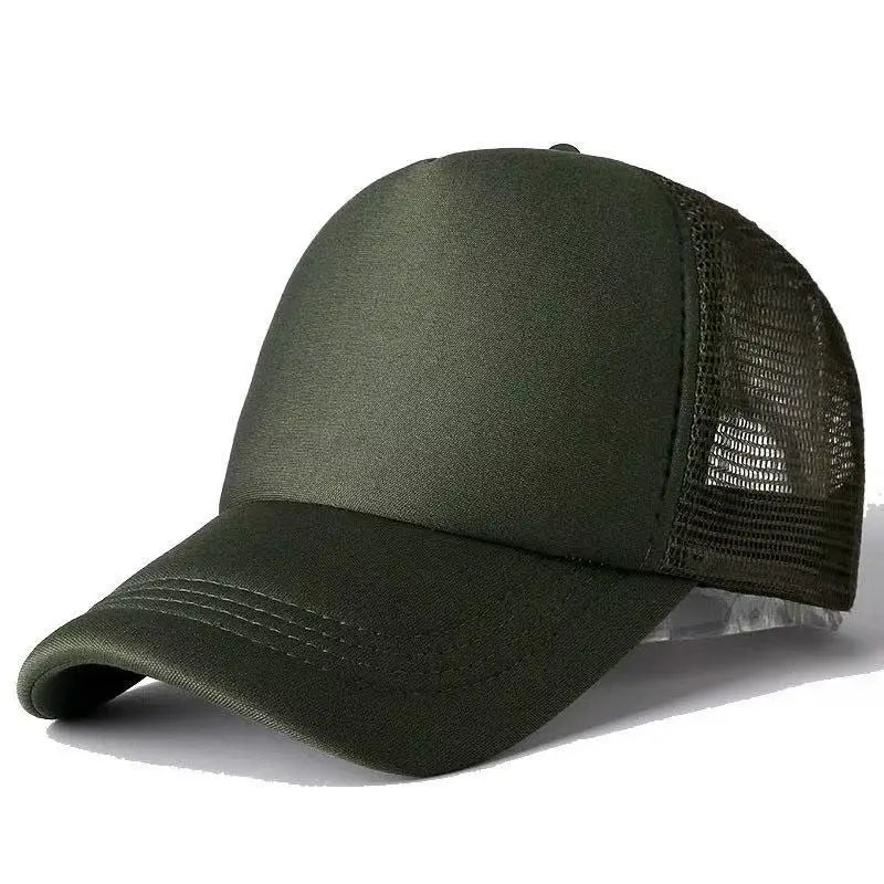 Unisex Cap Casual Plain Mesh Baseball Cap Adjustable Snapback Hats Hip Hop Trucker Cap Streetwear Dad Hat