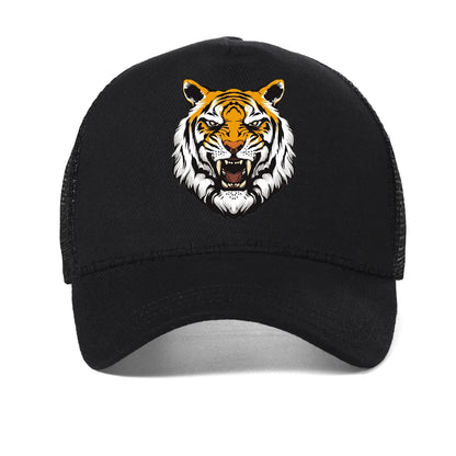 Tiger printing Baseball Cap Men Women