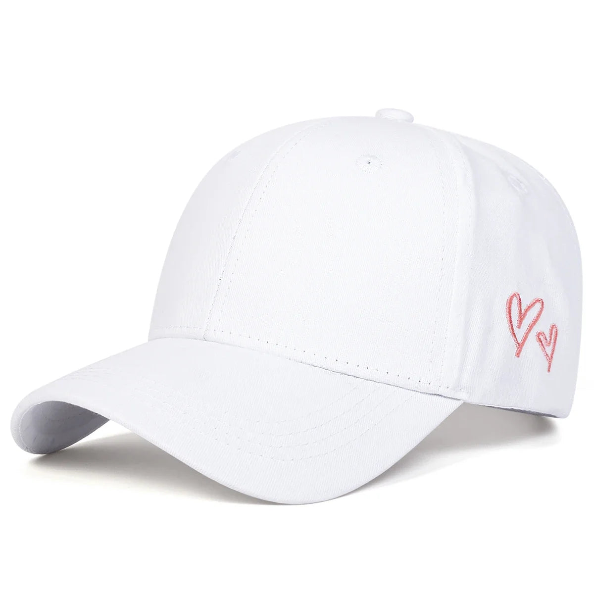 Unisex Love Embroidery Baseball Caps Spring and Autumn
