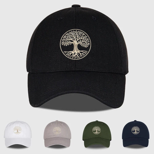 Spiritual Tree of Life Printed Soft-Peak Baseball Cap