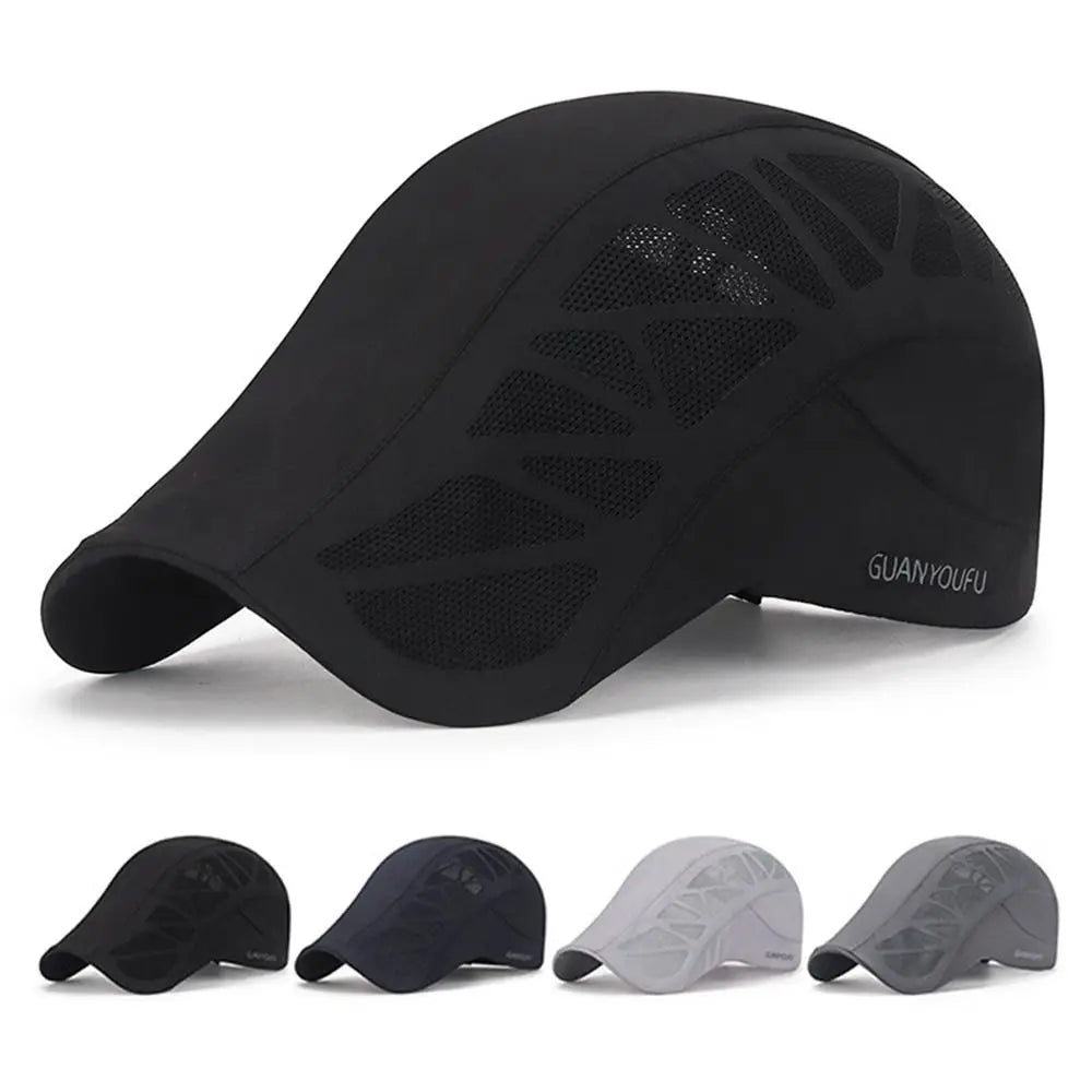 Summer Mesh Letter Quick-Drying Golf Driving Sun Cap