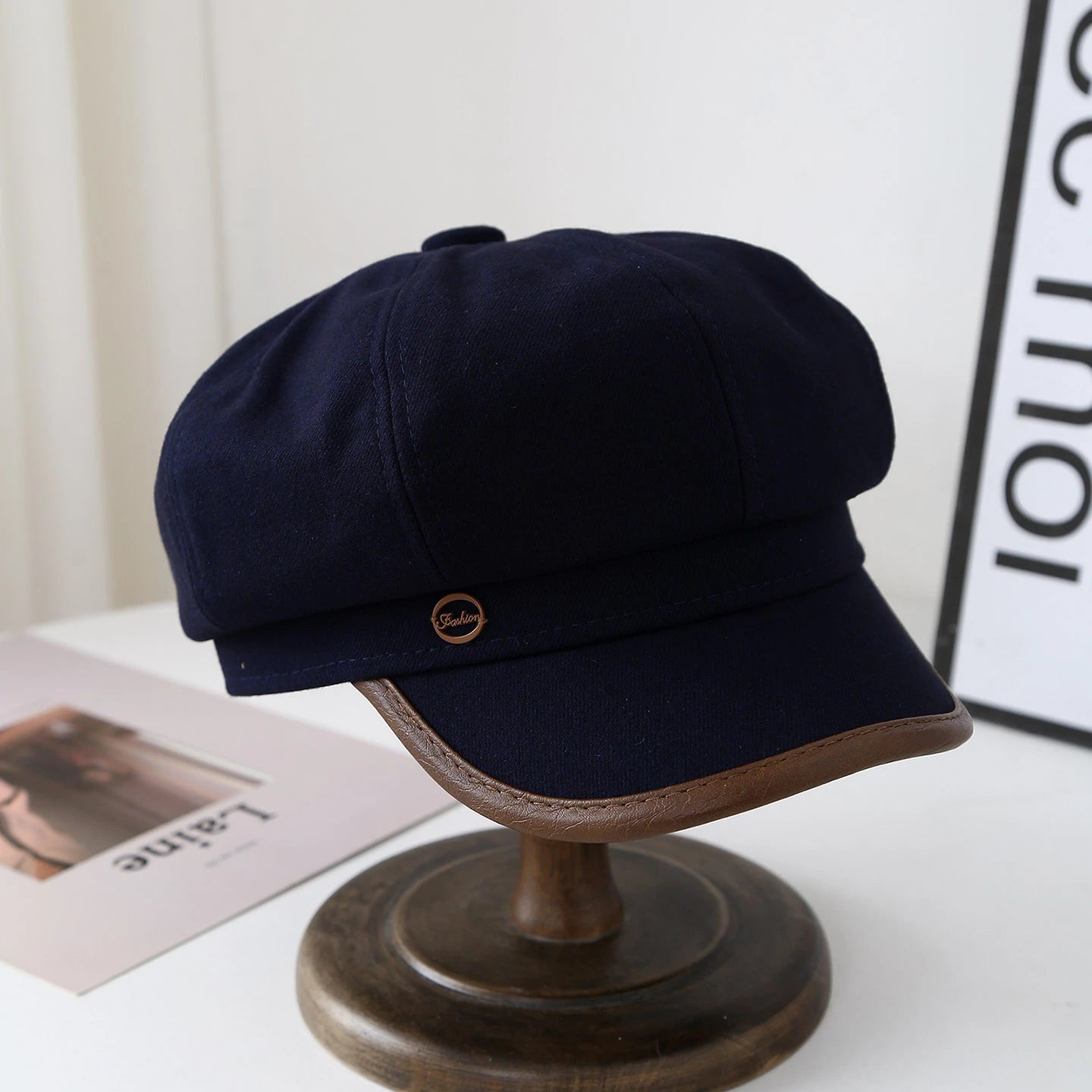 Women's Newsboy Cap British Vintage Octagonal Hat