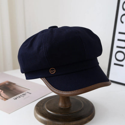 Women's Newsboy Cap British Vintage Octagonal Hat