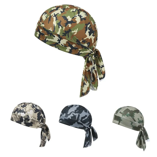 Camouflage Headband Bandana Handkerchief Head Man Pirate Hat