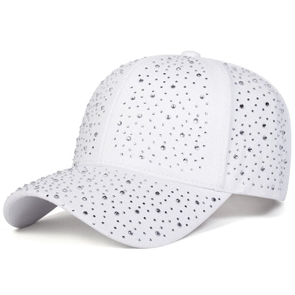 Unisex Rhinestone Baseball Caps Spring Autumn Outdoor