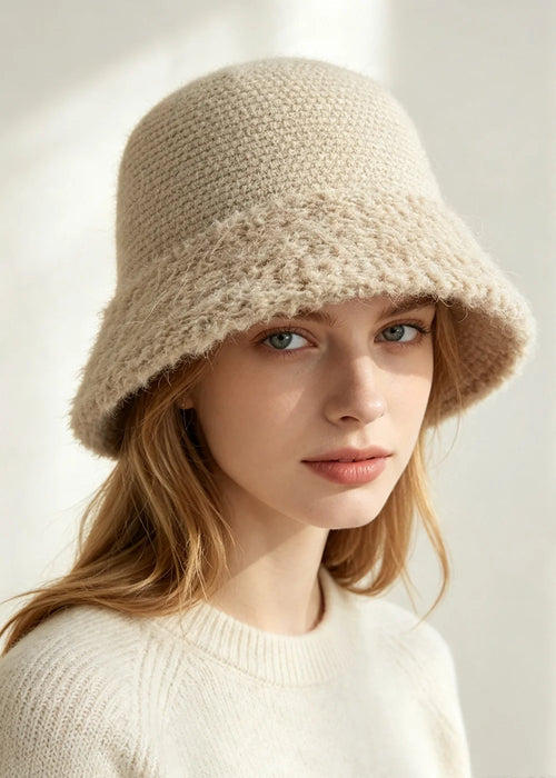 2026 Winter Woolen Warm Bucket Hat