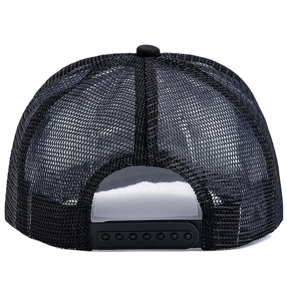 Unisex Fashion Golden State California Embroidered Mesh Baseball Cap For Men Women