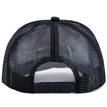 Unisex Fashion Golden State California Embroidered Mesh Baseball Cap For Men Women