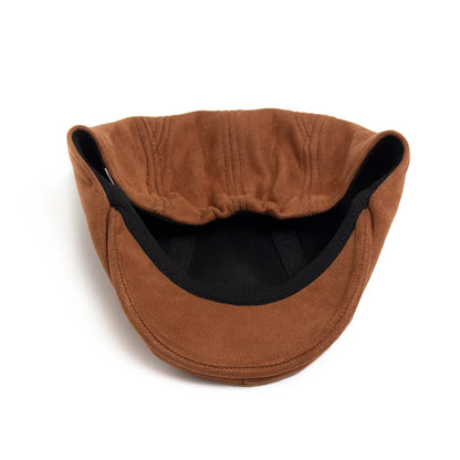 New Suede Autumn Winter Beret Fashion Vintage Men Women Newsboy Hat