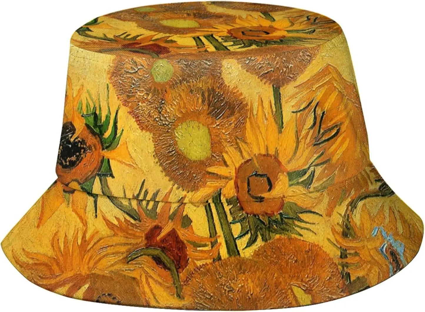 Irises 2 Van Gogh Bucket Hats for Women Men Fashion Summer Fisherman Cap