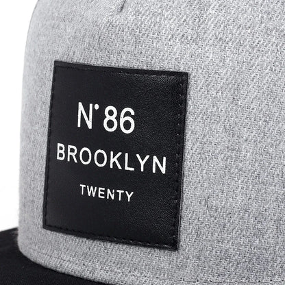 New Fashion N86 BROOKLYN Patch Snapback Hat Adjustable Cotton Tide Hip Hop Outdoor Sport Baseball Cap