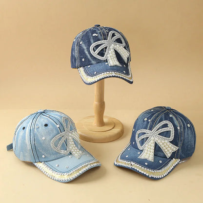 Shiny Rhinestone Cowboy Baseball Cap