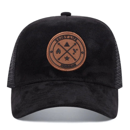 Hot Sale Unisex Cap Enjoy Life Letter Patch Baseball Caps Men Women Trucker Hat