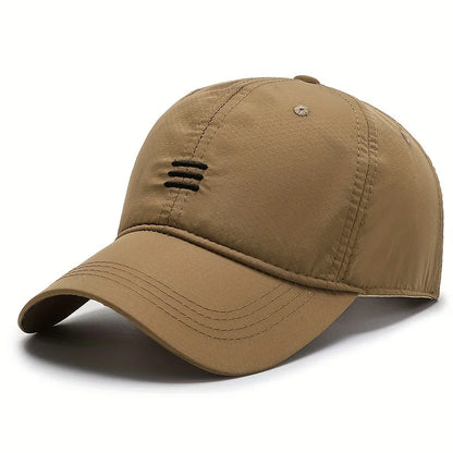 Breathable Baseball Cap - Adjustable, Moisture-Wicking Sun Hat