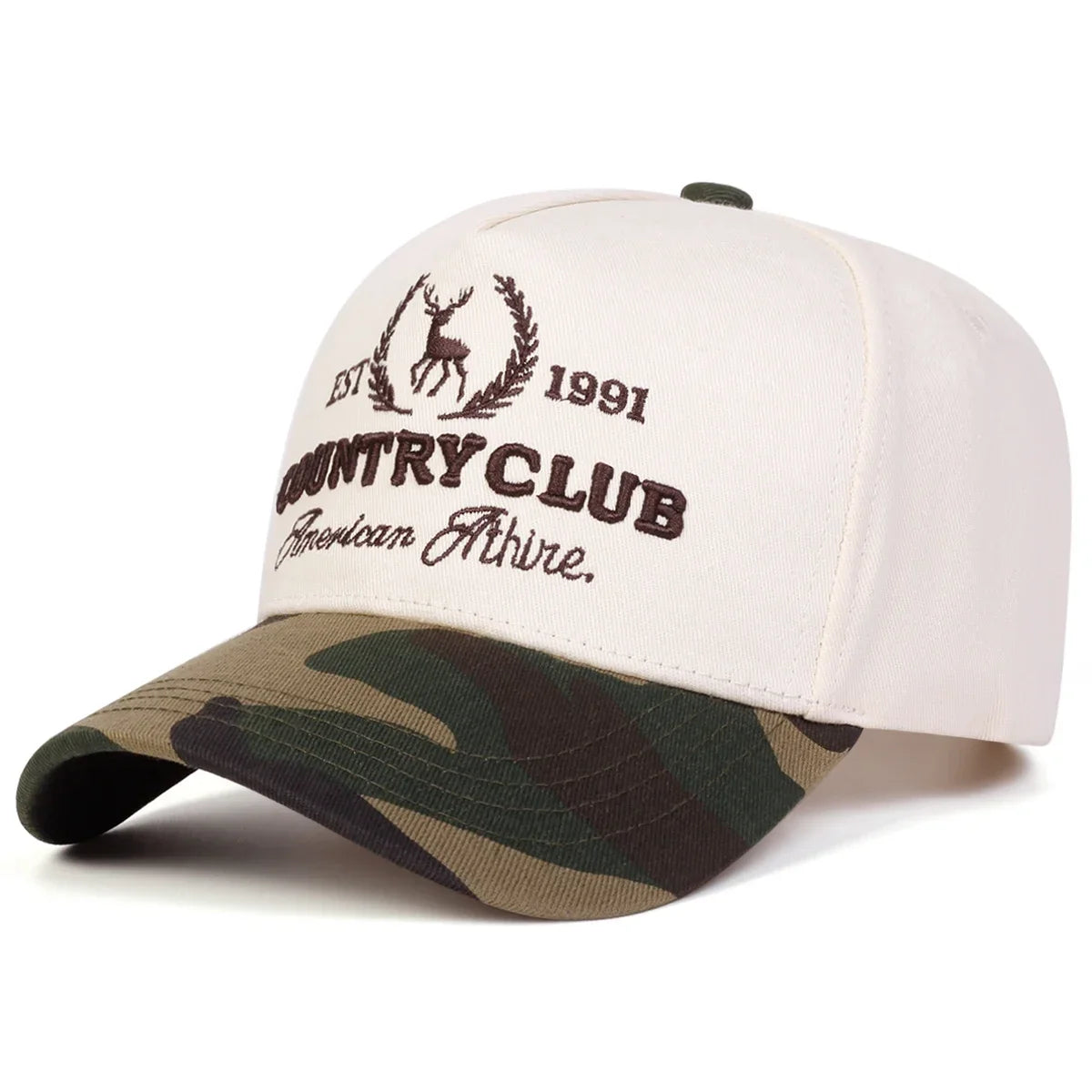 Unisex Country Club Letter Embroidery Baseball Caps Spring Autumn
