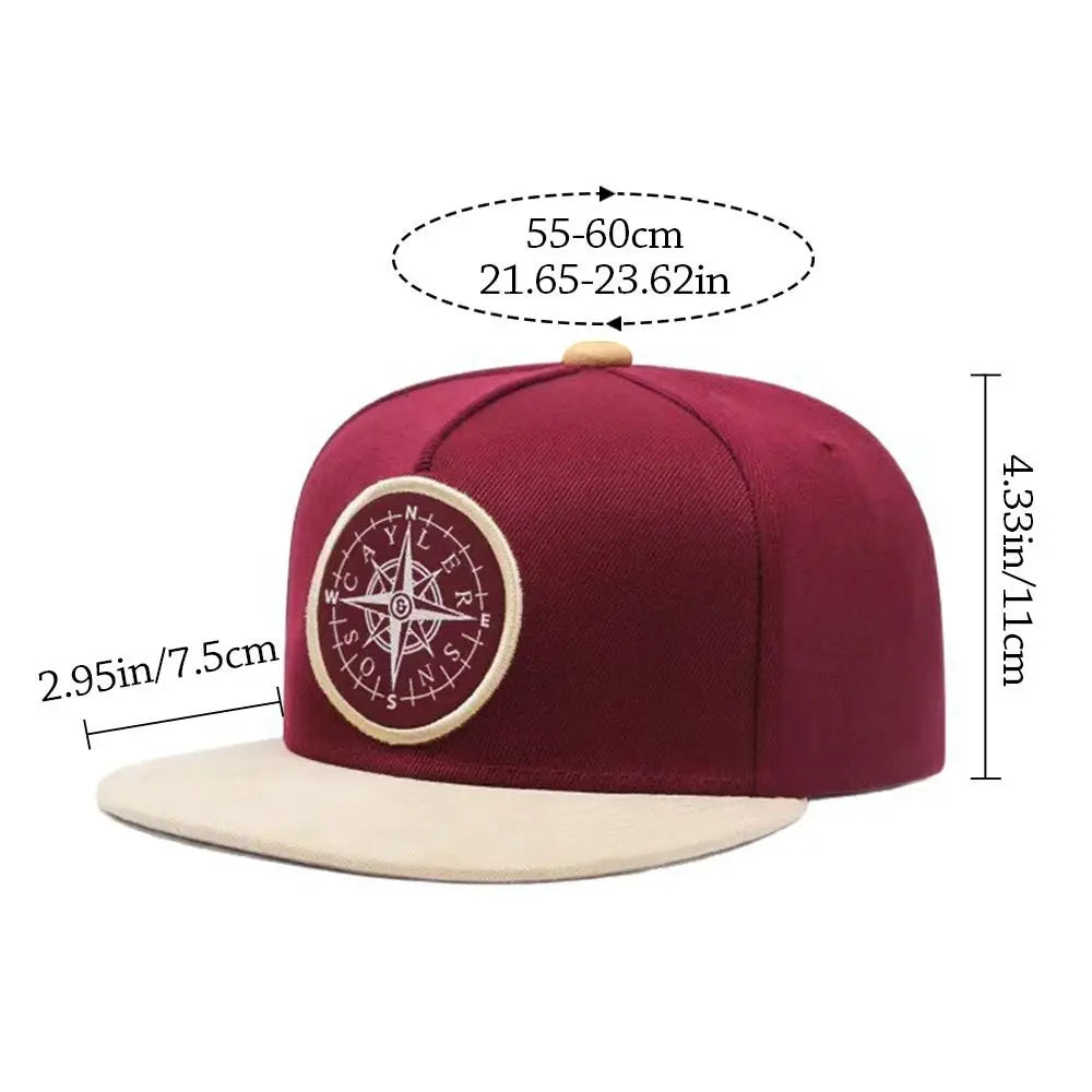 Casual Embroidery Baseball Cap Cool American Street Sun Hat
