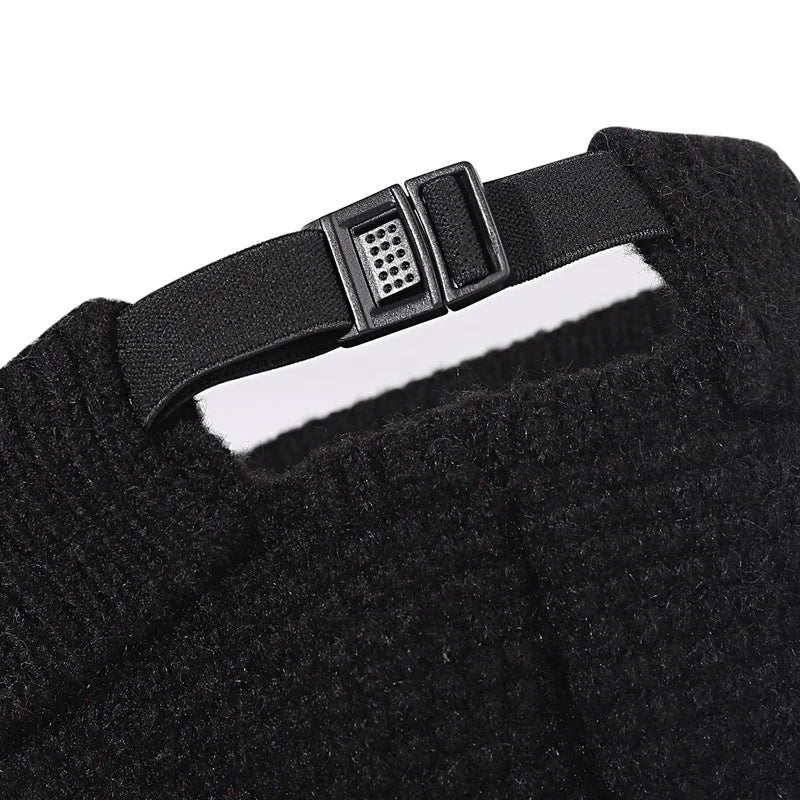 Solid Color Warm Knitted Brimless Hat Men