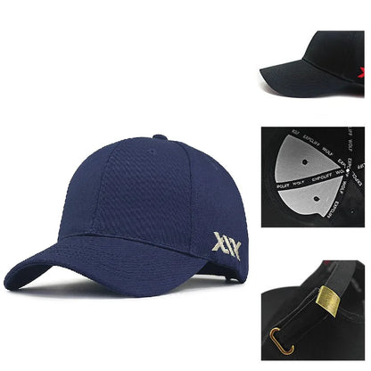 Big Head Man Plus Size Baseball Cap Summer Cotton Mesh
