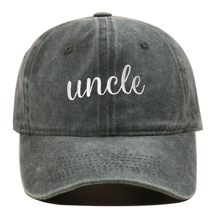 Fashion Washed Cotton Uncle Auntie Matching Caps