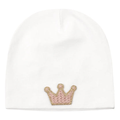 Baby Crown Hat 0-3 Months Newborn Cotton Baby Hat