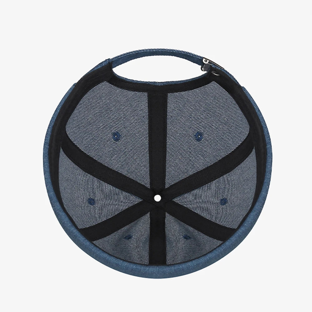 Denim Beanie Hats Men Women Docker Cap Dome Melon Cap