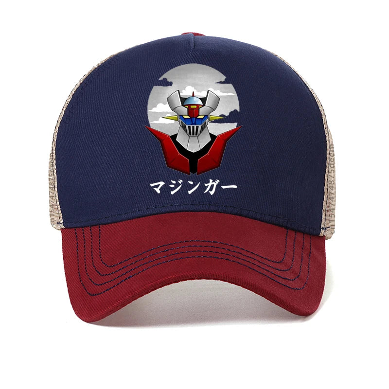 Mazinger z Anime Movie Robot Hat Men's Goldorak Baseball Cap