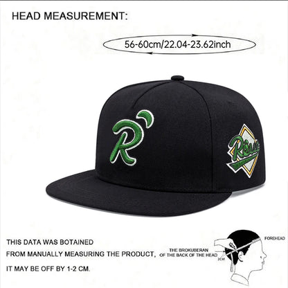 Creative and Personalized R-letter Embroidered Men's Street