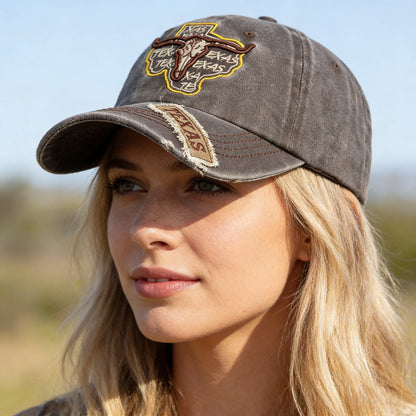 Unisex Washed Cotton Cap Vintage Baseball Cap