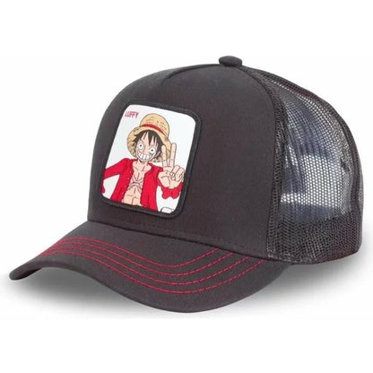 New Outdoor Sport LUFFY Baseball Cap Summer Fashion Embroidered Adjustable Outdoor Hip Hop Hat