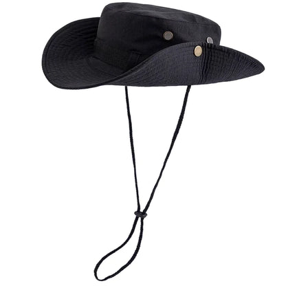 New Unisex Wide Brim Fisherman Hat Breathable Summer Sunshade Bucket Hats
