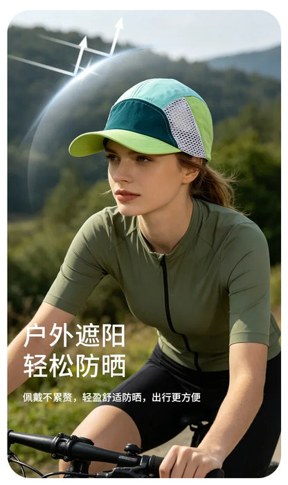 Ultra Light and Quick Drying Running Baseball Hat Sunscreen Hat Marathon Cap Breathable Waterproof Sports Hat