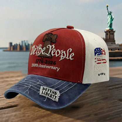 2026 New Embroidered Baseball Caps For Patriotic USA 250th Anniversary Hat
