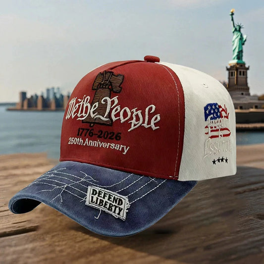 2026 New Embroidered Baseball Caps For Patriotic USA 250th Anniversary Hat