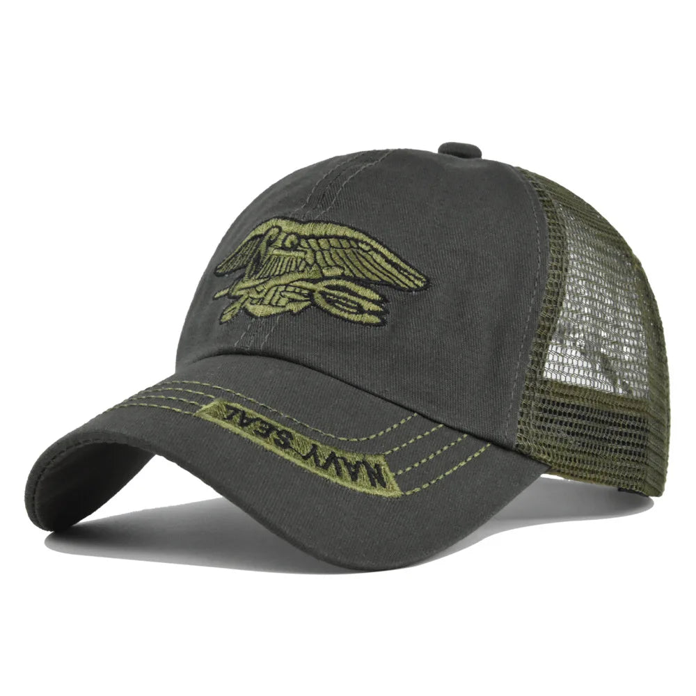 New Camouflage Mesh Baseball Cap For Men Women