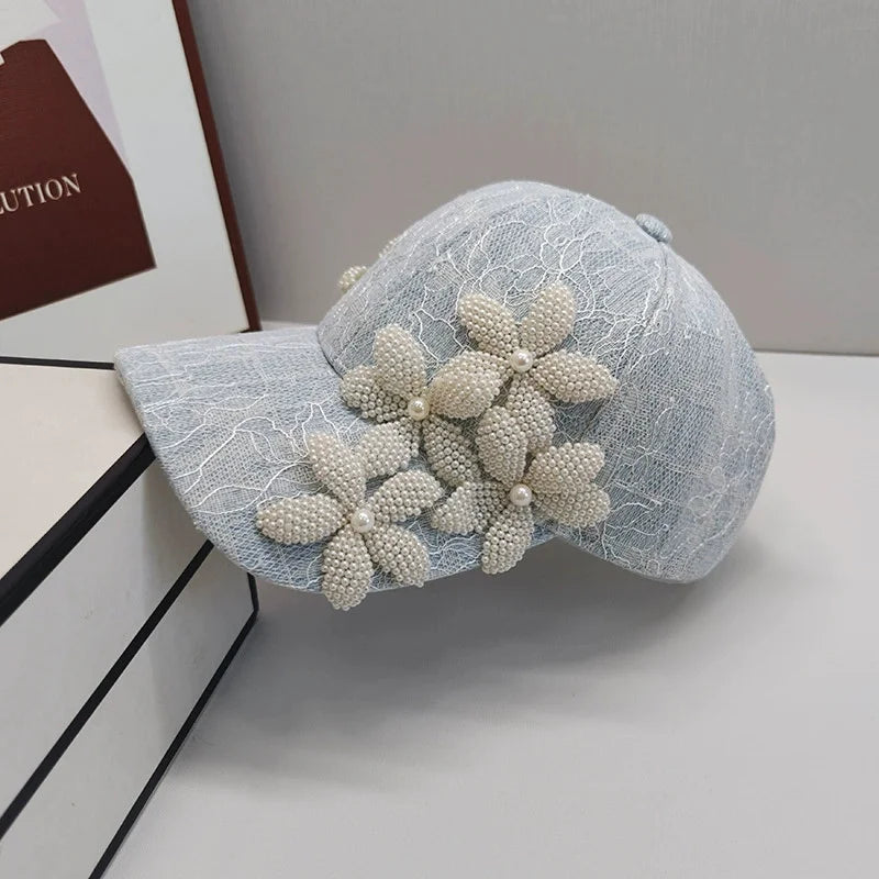 2026 Flower Lady Baseball Hat Women Leisure Visors Cap