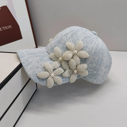 2026 Flower Lady Baseball Hat Women Leisure Visors Cap