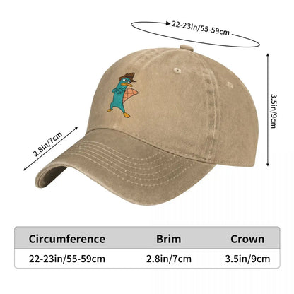 Perry The Platypus Animal Unisex Baseball Cap