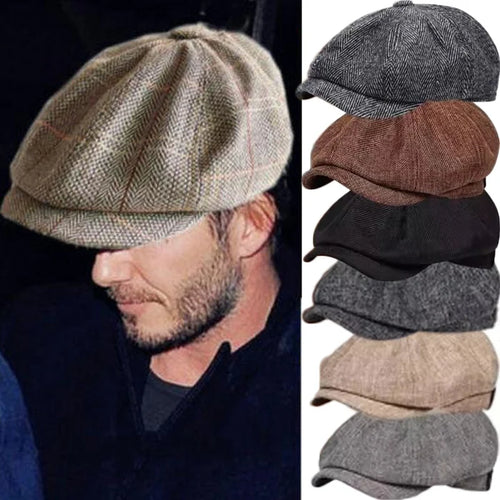 Fashion Spring And Autumn Retro British Style Cap
