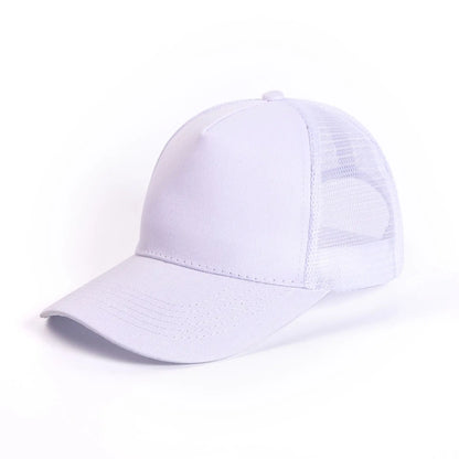 Blank 5 Pane Mesh Baseball Cap Mens And Women C