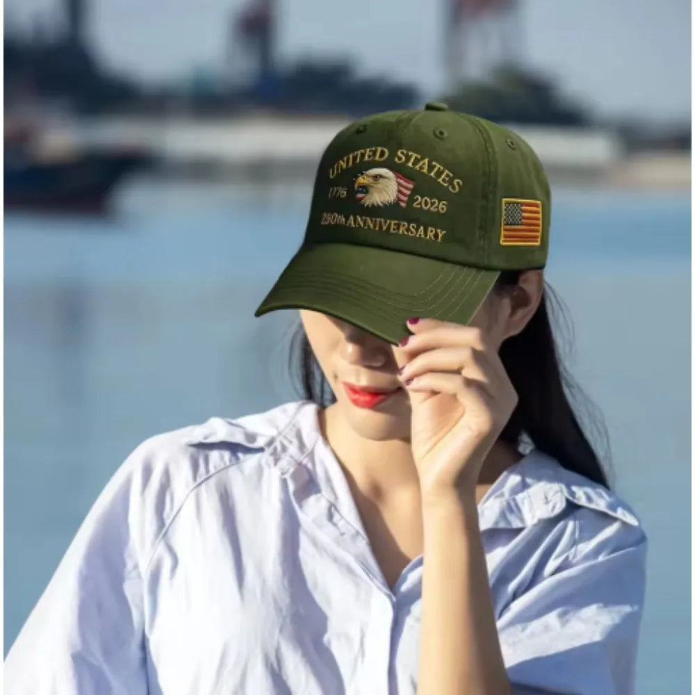United States 250th Anniversary Hat Printed Baseball Cap