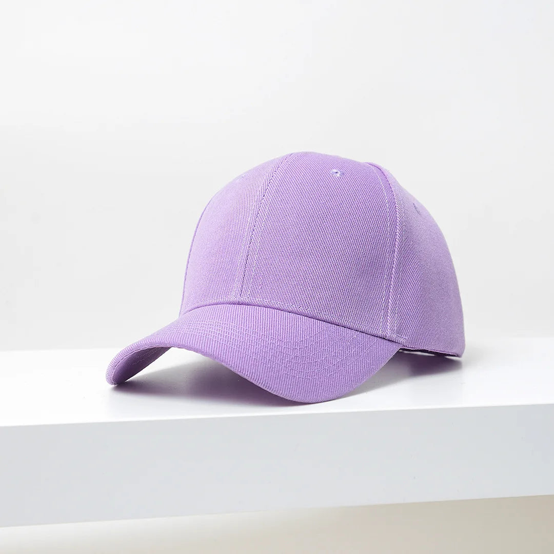 Solid Color Baseball Cap Men's And Women's