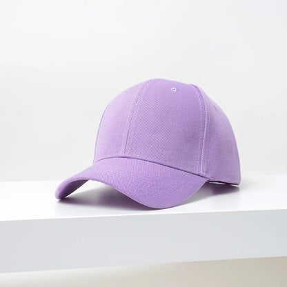 Solid Color Baseball Cap Men's And Women's