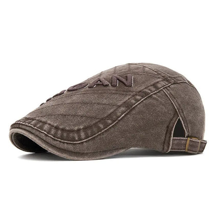 Four Seasons Cotton Letter Newsboy Caps