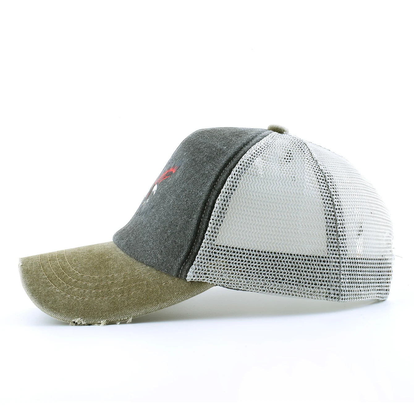 Washed Denim Baseball Cap Women Men